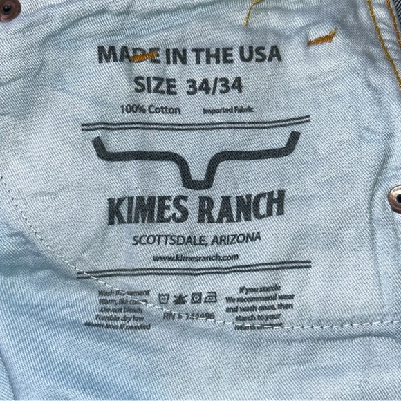 Kimes Ranch Dark Blue Bootcut Jeans 34x34 - Picture 7 of 16